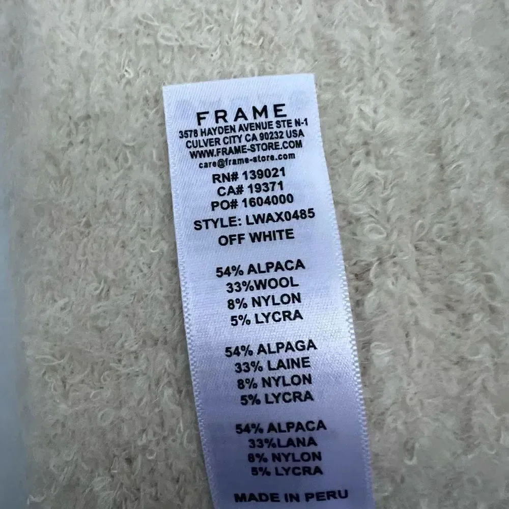 FRAME -denim Fuzzy Socks Off White